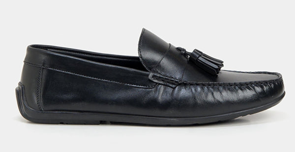 Old Money Moccasins Black