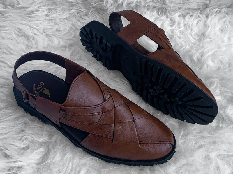 THE PRONTO PESHWARI Brown