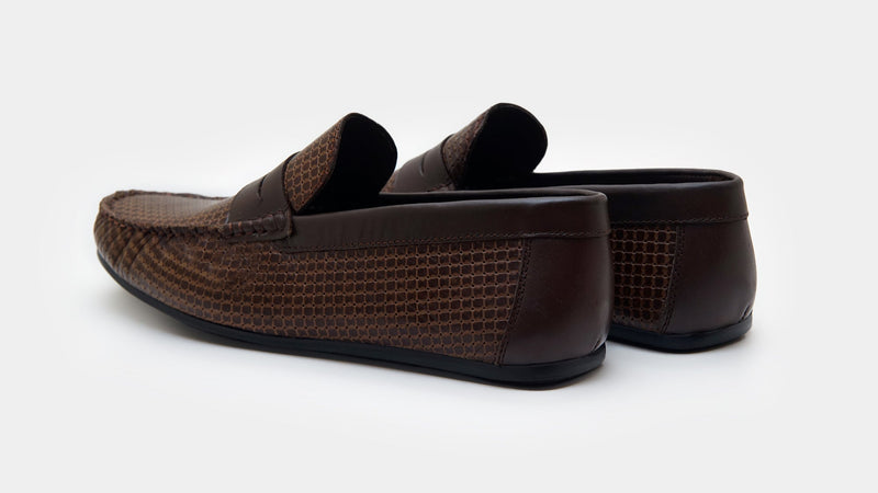 Racer Moccasins  Brown