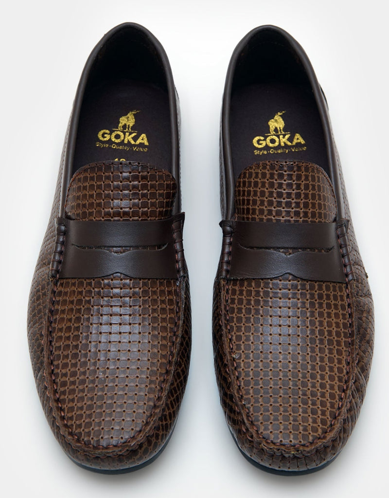 Racer Moccasins  Brown