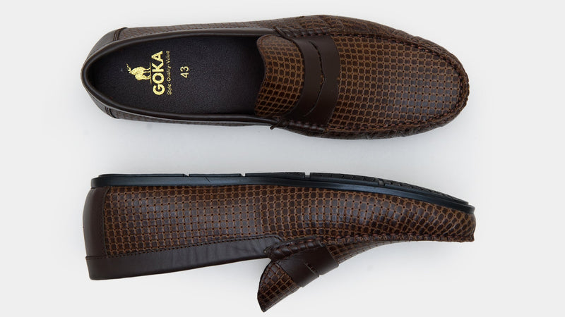 Racer Moccasins  Brown