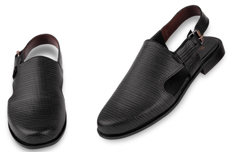 THE SIMPLE CHAPPAL Black