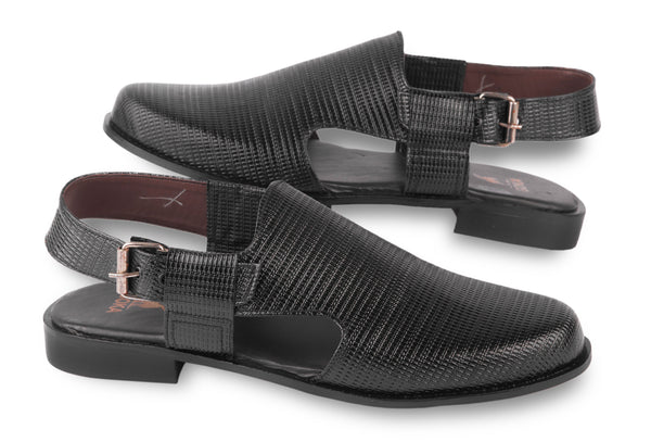 THE SIMPLE CHAPPAL Black