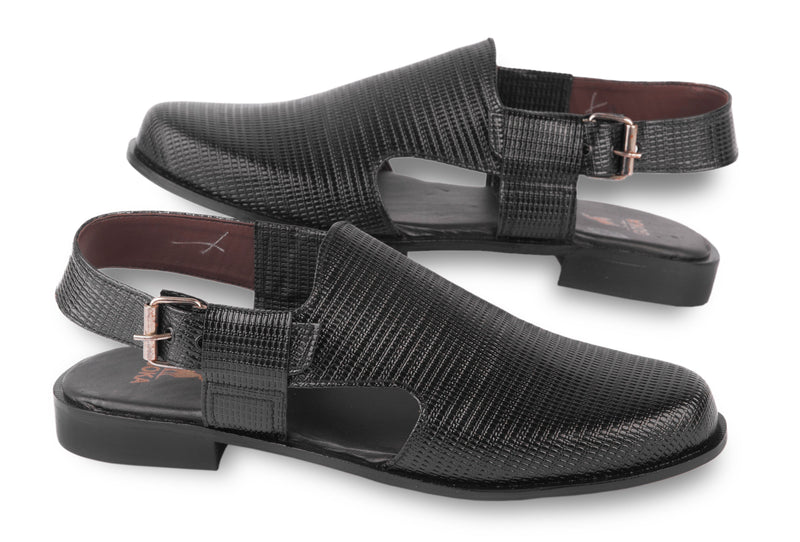 THE SIMPLE CHAPPAL Black